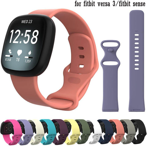 High Quality Silicone Accessories Strap For Fitbit Versa 3 /Fitbit Sense -CE00546-Veeddydropshipping