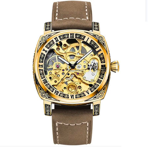 Authentic Brand Carved Watches Automatic men watches -JW00632-Veeddydropshipping