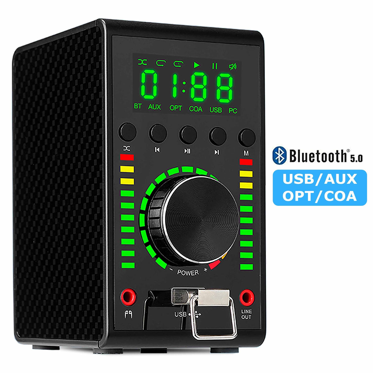 Home Audio HiFi Power Class D Amplifier  Digital Amp-Veeddydropshipping