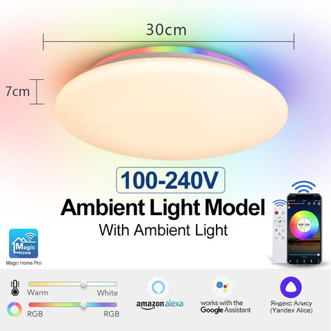 Smart Ceiling Lamp  Lustre LED Lights-TI00293-Veeddydropshipping