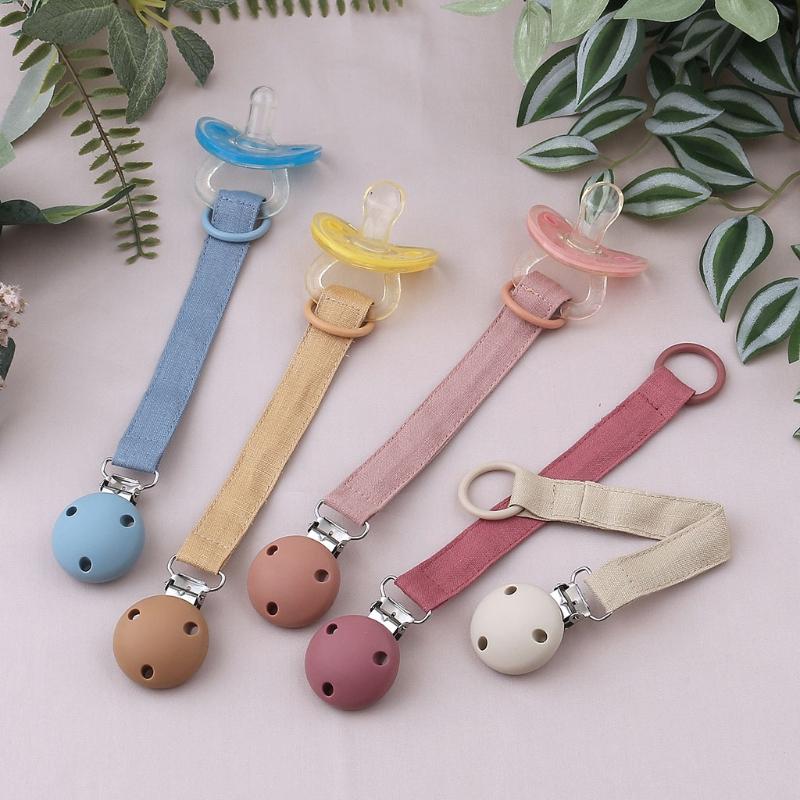 BPA Free Silicone Baby Pacifier Clips Newborn Silicone Soother Clip-TB00737-Veeddydropshipping