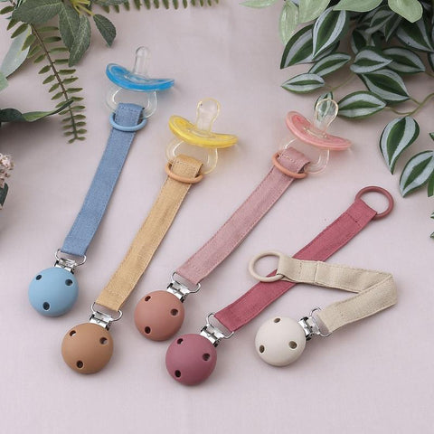 BPA Free Silicone Baby Pacifier Clips Newborn Silicone Soother Clip-TB00737-Veeddydropshipping