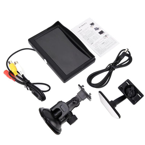 5 Inch High Resolution TFT LCD Car Color HD Sucker Monitor Reverse-AM00668-Veeddydropshipping
