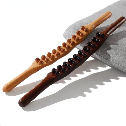 Needle Massage Tendons Beech Wood Scraping Stick Point-BH01463-Veeddydropshipping