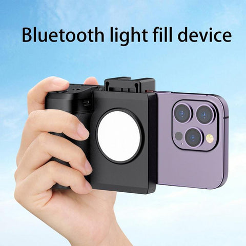 Phone Tripod Mount Blue Tooth Remote Phone Tripod Mount Smartphone Holder Clip Compatible-PA00844-Veeddydropshipping