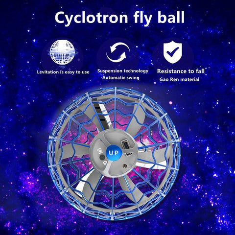 Original Fly Ball Spinner Magic Belt LED Light Drone Hover Ball Flying Boomerang-TB01387-Veeddydropshipping