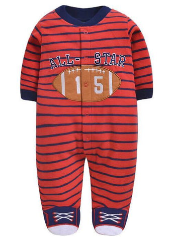 Baby Pajamas Zipper Fleece Newborn Girls Romper Warm Winter-TB00291-Veeddydropshipping