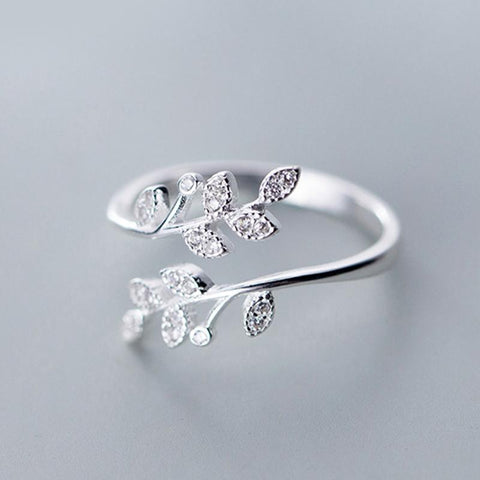 Daisy Flower Rings For Women Korean Style Adjustable Opening Finger -JW01383-Veeddydropshipping