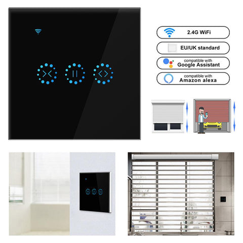 Smart Curtain Switch WiFi Voice Curtain Roller Remote Control-TI01072-Veeddydropshipping