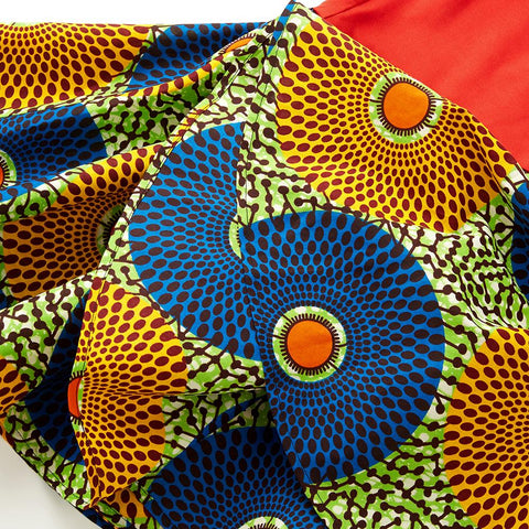 African Women Sexy Off Shoulder Dress-WF01663-Veeddydropshipping
