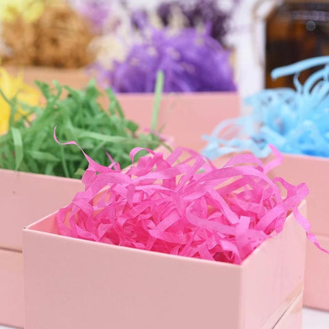 Crushed Raffia Paper Confetti Wedding Gift Box-HA00608-Veeddydropshipping