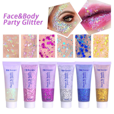 Eye Sequins Gel Mermaid Scale Face-BH00627-Veeddydropshipping