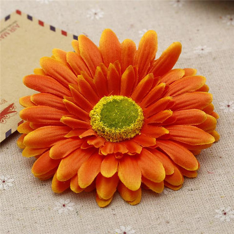 Silk Artificial Flowers Sunflower Gerbera-HA00755-Veeddydropshipping