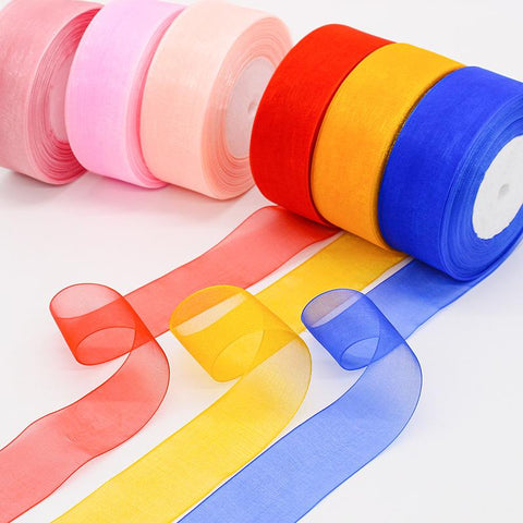 Organza Ribbon For Handmade Bow Craft-HA00172-Veeddydropshipping