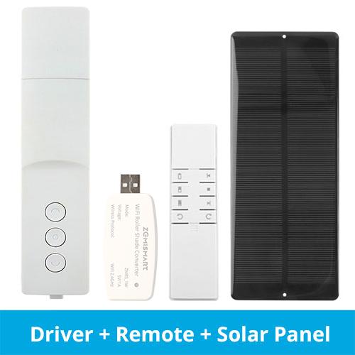WiFi Smart Roller Shade Driver Solar Panel-TI00737-Veeddydropshipping