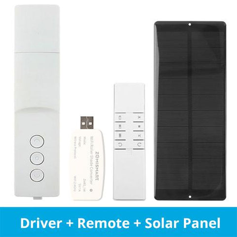 WiFi Smart Roller Shade Driver Solar Panel-TI00737-Veeddydropshipping