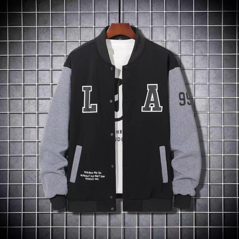 Colorblock Bomber Jacket Without Tee-Veeddydropshipping