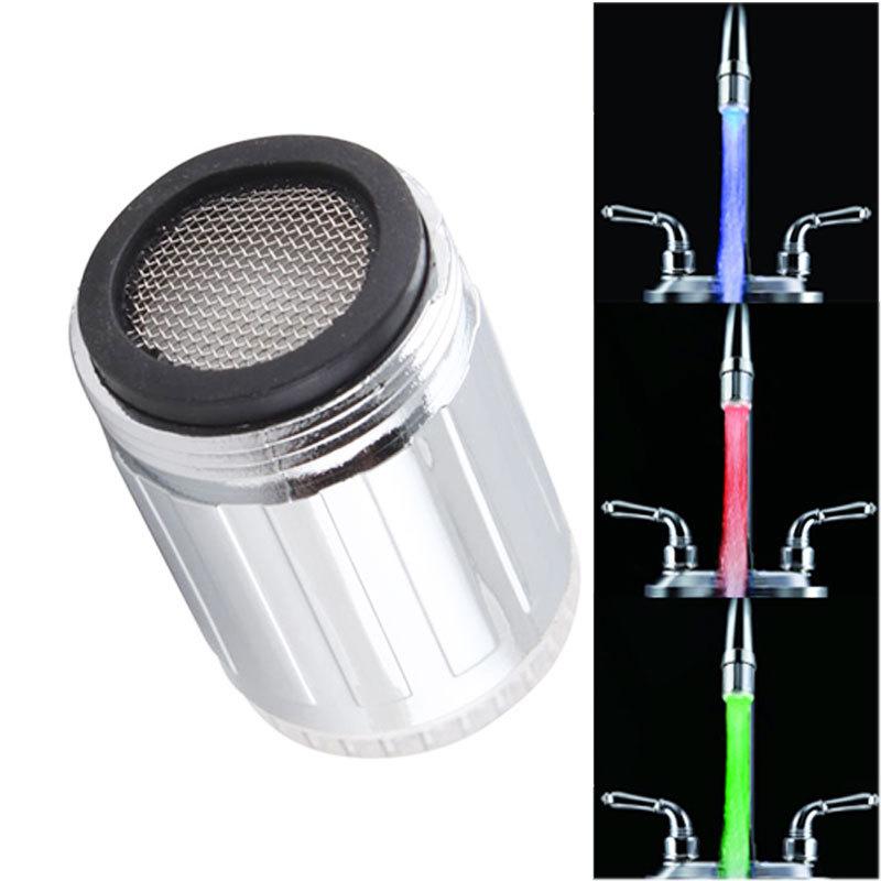 Bathroom Kitchen Hot Glow LED Light Water Faucet Tap-HA01030-Veeddydropshipping