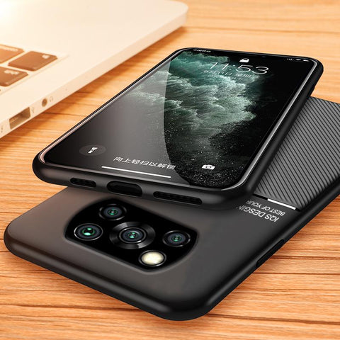 Luxury Business Shock Anti-fall Phone Case For Xiaomi Poco X3 Nfc Pro-PA00339-Veeddydropshipping