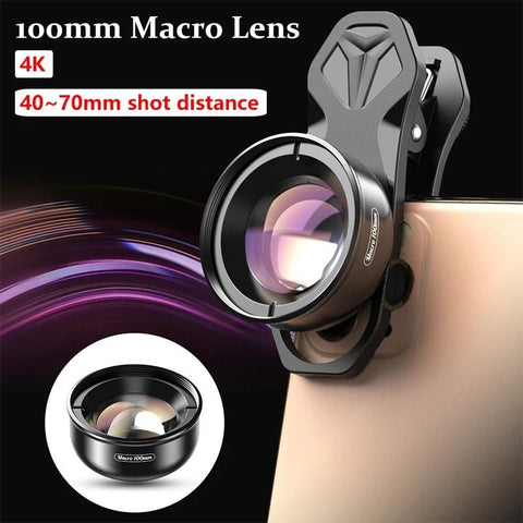 APEXEL 100mm Macro Lens Camera Phone Lens 4K HD Super Macro Lenses CPL Star Filter-PA00668-Veeddydropshipping