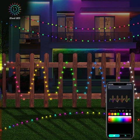 Wedding Decoration LED Smart Garland RGBIC String Lights Easter App-TI00928-Veeddydropshipping