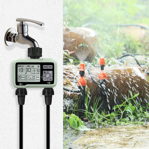 Super Timing System 2-Outlet Water Timer-HA01527-Veeddydropshipping