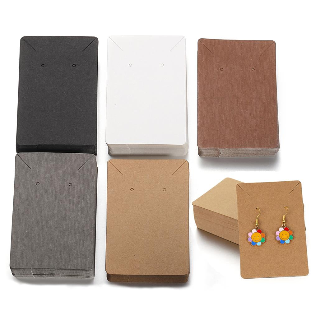 Display Cards Ear Blank Kraft Paper Card for Jewelry Packaging -JW01666-Veeddydropshipping