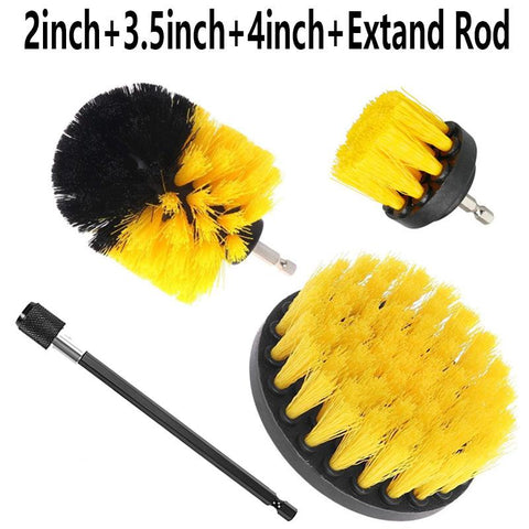 Drill Brush Attachment Set Power Scrubber Wash Cleaning Brushes-AM00327-Veeddydropshipping