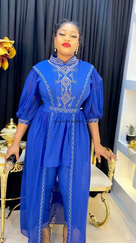 African women clothing Muslim 2-piece set-WF01658-Veeddydropshipping