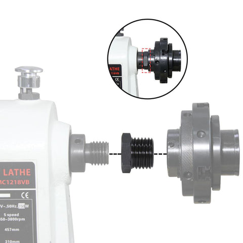 Lathe Spindle Adapter Thread Chuck Tool Accessories-TI00201-Veeddydropshipping