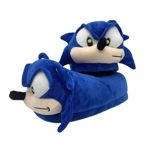 Slippers Cute Cartoon Sonic Furry Home Slippers Couple-BS01180-Veeddydropshipping