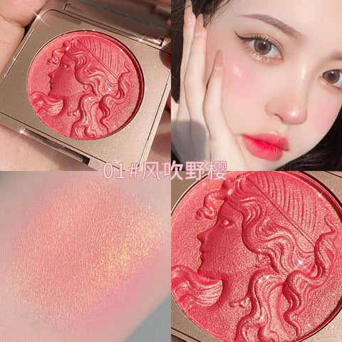 Blush Peach Pallete Face Blush Mineral-BH00727-Veeddydropshipping