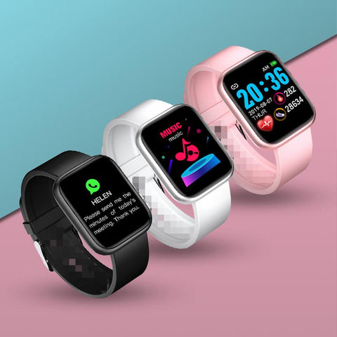 Smart Watch I5 Heart Rate Blood Pressure Blood Oxygen Weather Sleep -CE00660-Veeddydropshipping
