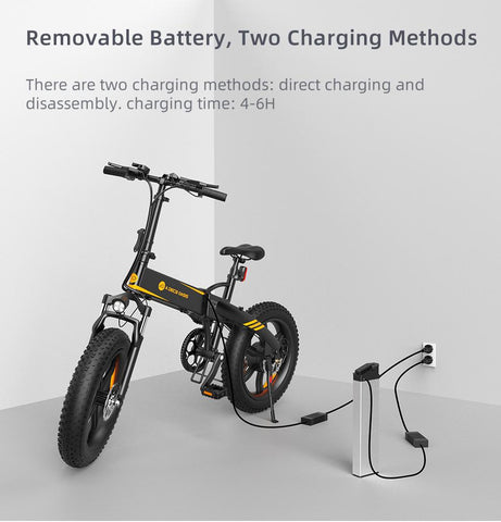 A20F+ Folding Electric Bicycle 250W 36V 10.4Ah 20Inch Mountain Bike City Exercise -OS00934-Veeddydropshipping