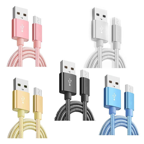 2 Meters Nylon Braided Data Cable Replacement for Android Data Line Charging-PA00401-Veeddydropshipping