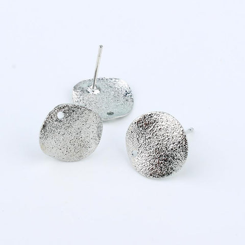 Circle Earring Base Findings Alloy Earrings Accessory  DIY Jewelry Make -JW01569-Veeddydropshipping