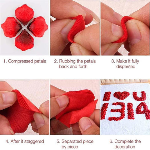 Petal Artificial Romantic Silk Rose Leaves-HA00643-Veeddydropshipping