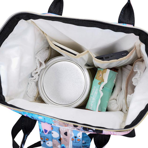 Diaper Bag Backpack Maternity Bag For Baby Fashion Large Capacity-TB00252-Veeddydropshipping