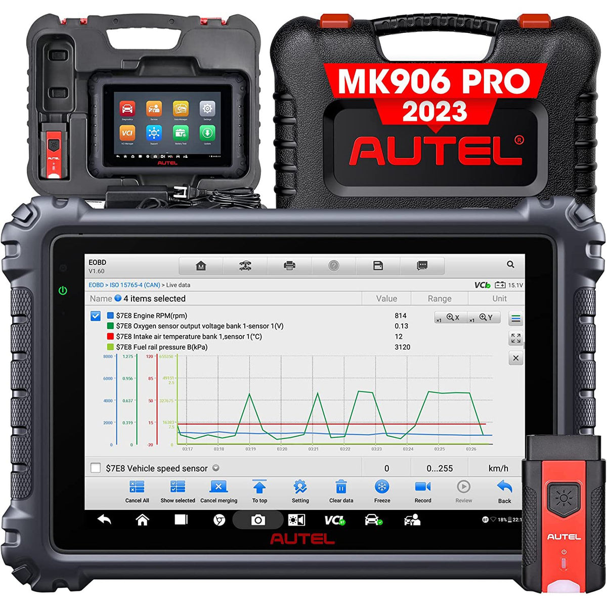 Newest Autel MaxiCOM MK906PRO Diagnostic Tool, MK906 Pro OBD2-AM00268-Veeddydropshipping
