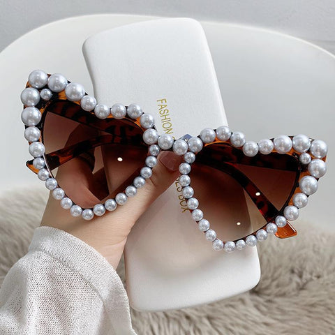 Cat Eye Love Heart Sunglasses Women-WF01328-Veeddydropshipping