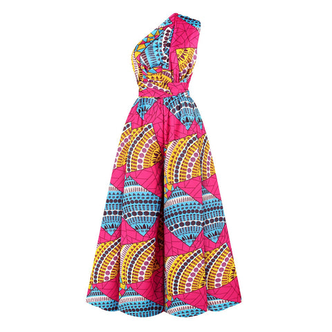 African Clothes Jumpsuit Multi-Wear Style-WF01510-Veeddydropshipping