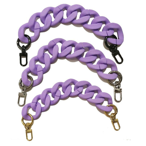 Handbag Accessory Chain Resin  Luxury Frosted Strap-BS00680-Veeddydropshipping