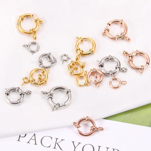 Stainless Steel Round Spring for Bracelet Clavicle Necklace Making DIY-JW01634-Veeddydropshipping