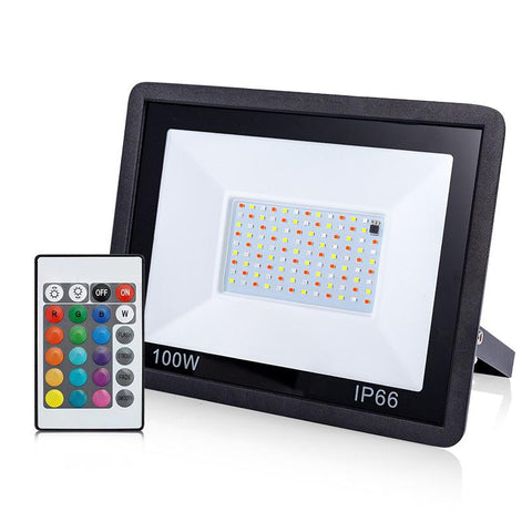 Smart RGB Floodlight For Garden 100W Spotlight Outdoor Lawn Lighting-TI00886-Veeddydropshipping