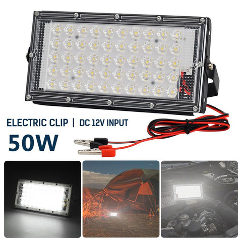 1 Pack 12V 50W LED Floodlight LED Flood Light IP66 Waterproof 5000lm-TI00868-Veeddydropshipping