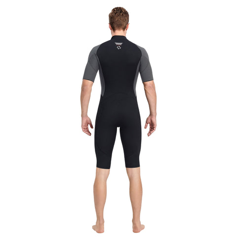Men 3mm Shorty Wetsuit Full Body Surf Diving Suit Male Thick Thermal Neoprene -OS00053-Veeddydropshipping