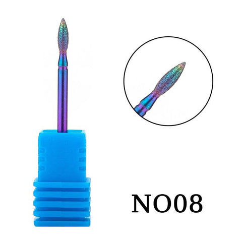 10 Style Milling Cutter Nail Bit Gel Remove Grinder Tool-BH01056-Veeddydropshipping