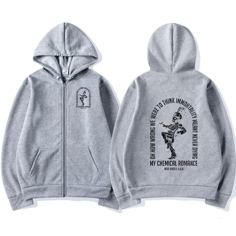 Romance Zipper Hoodie The Black Parade Rock-MF00029-Veeddydropshipping