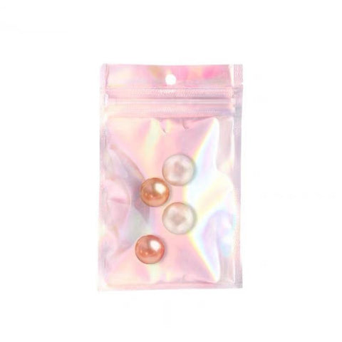 Opp Bags Pink Aluminum Foil Pouch Resealable Bag -JW01688-Veeddydropshipping