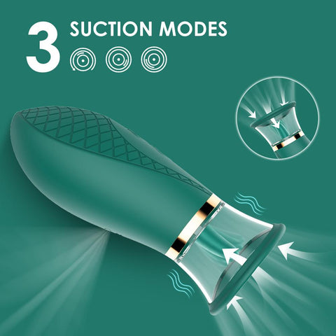 Clitoral Vibrator Sucking and Licking Tongue Sex Toy for Women Nipples Vagina -BH01275-Veeddydropshipping